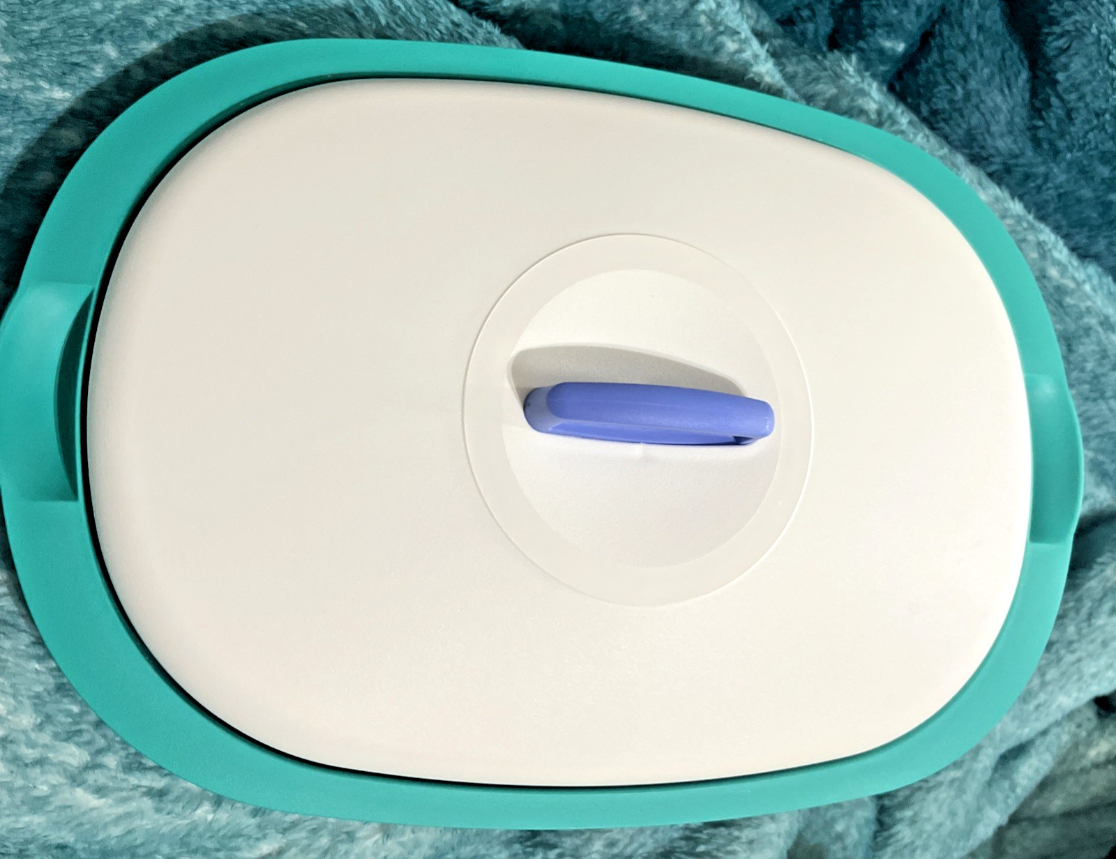 Vintage 13″ Tupperware Legacy Oval Teal Serving Dish 3190 3183 Casserole W/ Lid