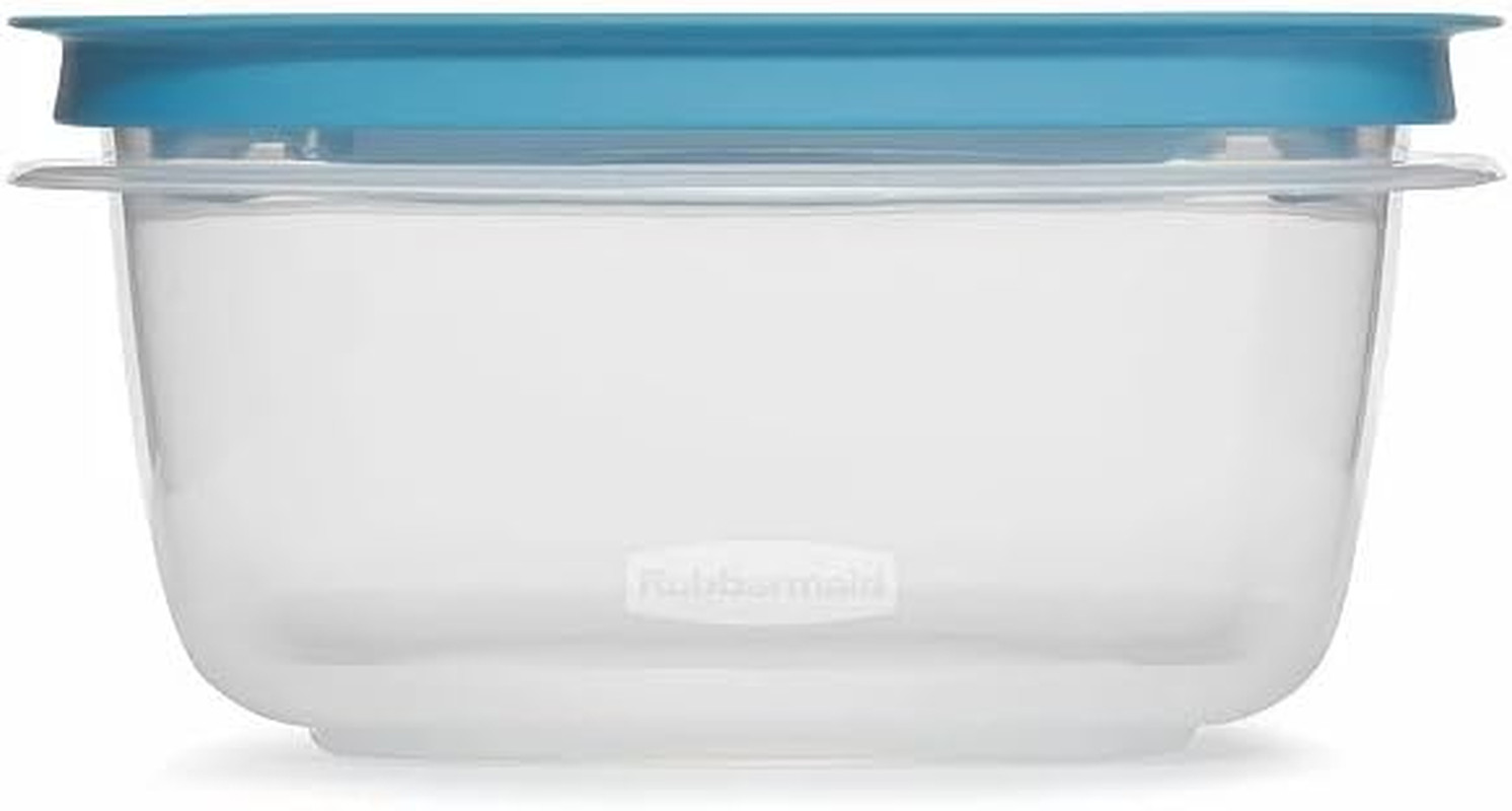 Storage Containers, Easy Find Lids, Teal, 5 Cup, Flex & Seal, Leak Proof Lids, F