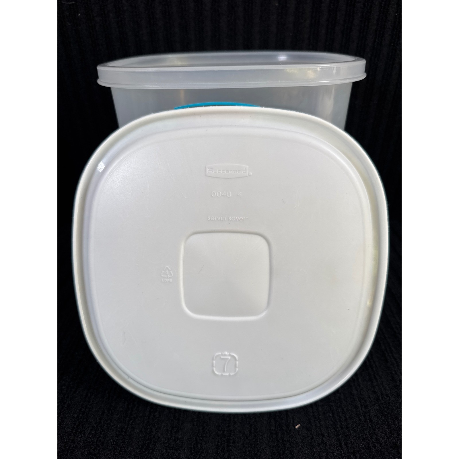 NEW Rubbermaid Servin’ Saver Canister #7 21 Cups 5.0 Container White Lid