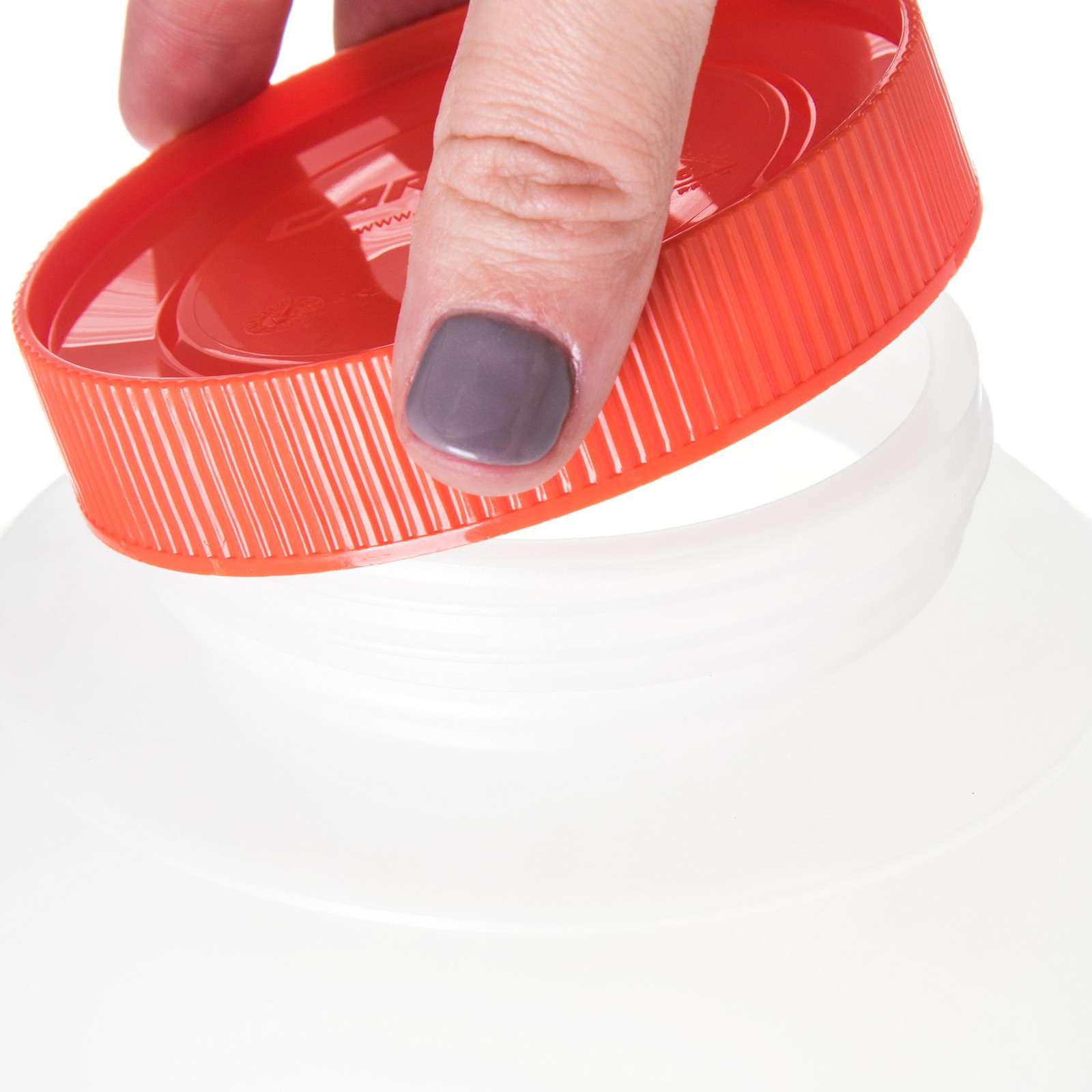 Stor N’ Pour Half Gallon Containers 6 Pack with Assorted Lids for Bar