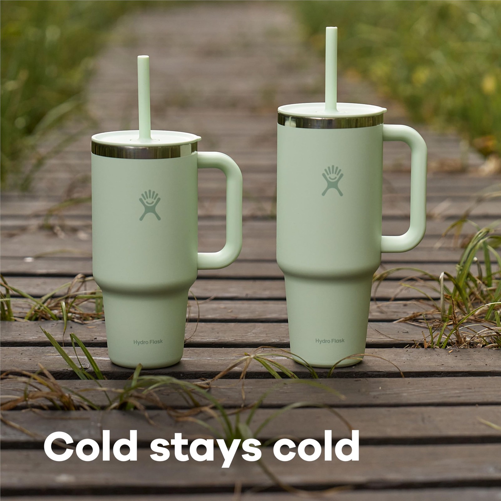 Hydro Flask 24 Oz Travel Tumbler Handle Lid And Straw – Insulated Stainless