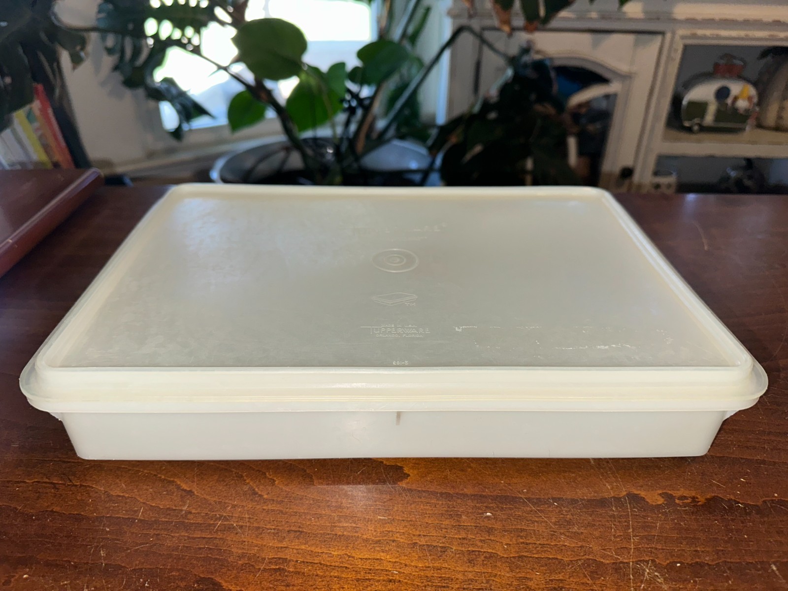 Vintage Tupperware SHEER/ICE #290 ~ 9″x13″ Food Storage Keeper Rectangular