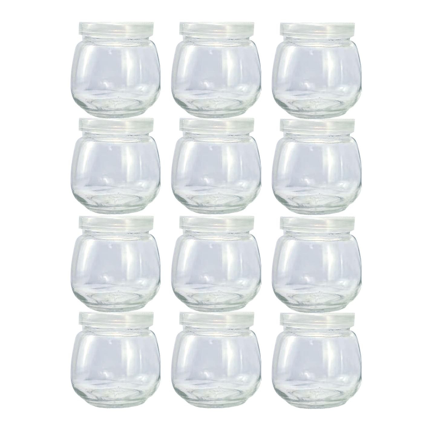 Baby Food Storage Containers,12 Pack Baby Food Containers with Lids,4 oz Glas…
