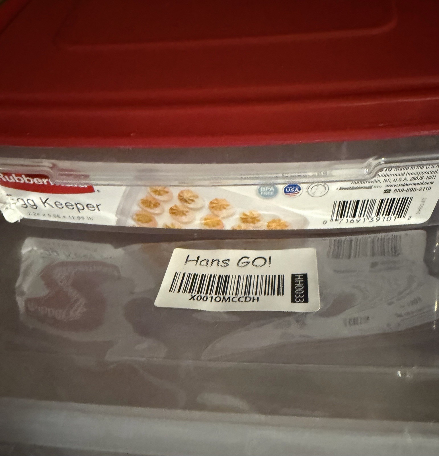Rubbermaid Servin Saver 20 Deviled Egg Keeper Storage With Red Lid #7