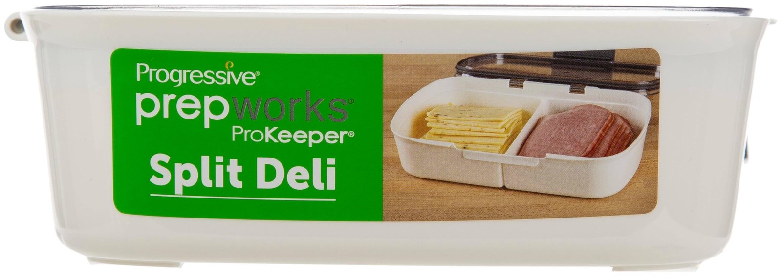 Split Deli Food Storage Container with Air-Tight Silicone Seal and Dry Erase …