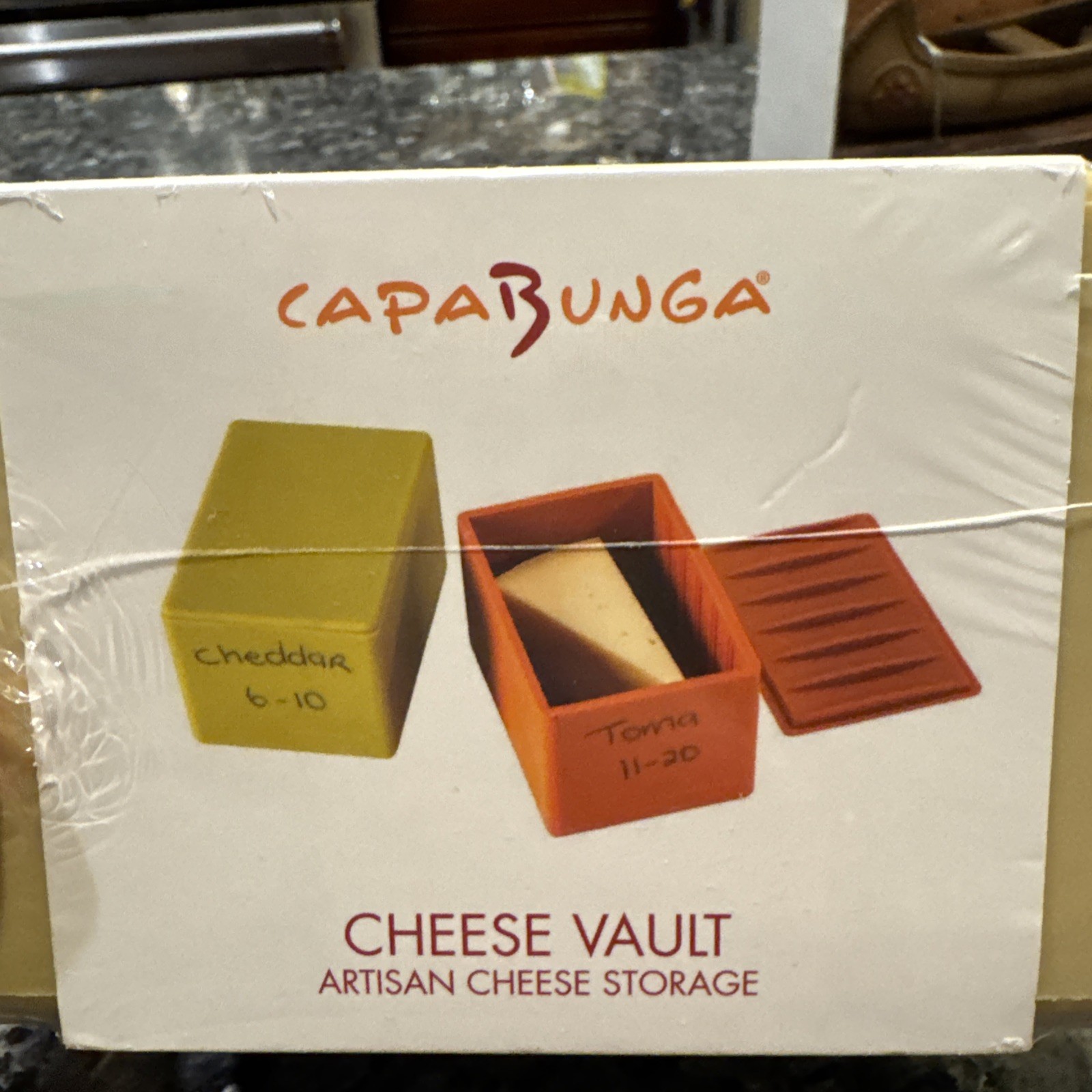Capabunga Cheese Vault Food Storage Box NEVER USED