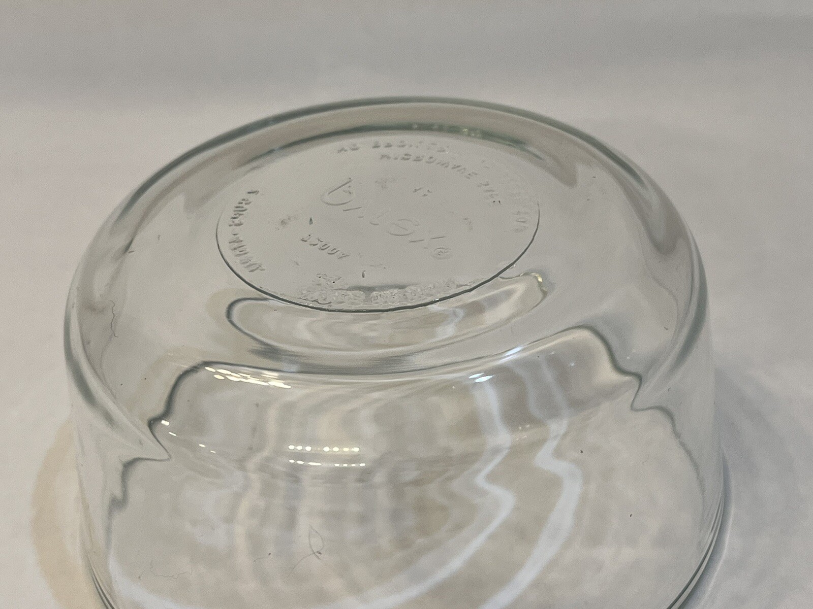 Set of 4 Pyrex Blue Tint Glass Mixing Nesting Bowls 7202, 7201A, 7200A, 7202
