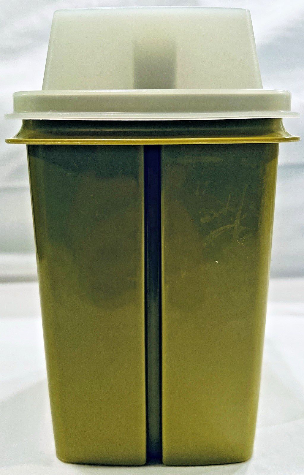 Vintage Tupperware Avocado Green – Pickle Olive Keeper #1330-5 – Pick-A-Deli
