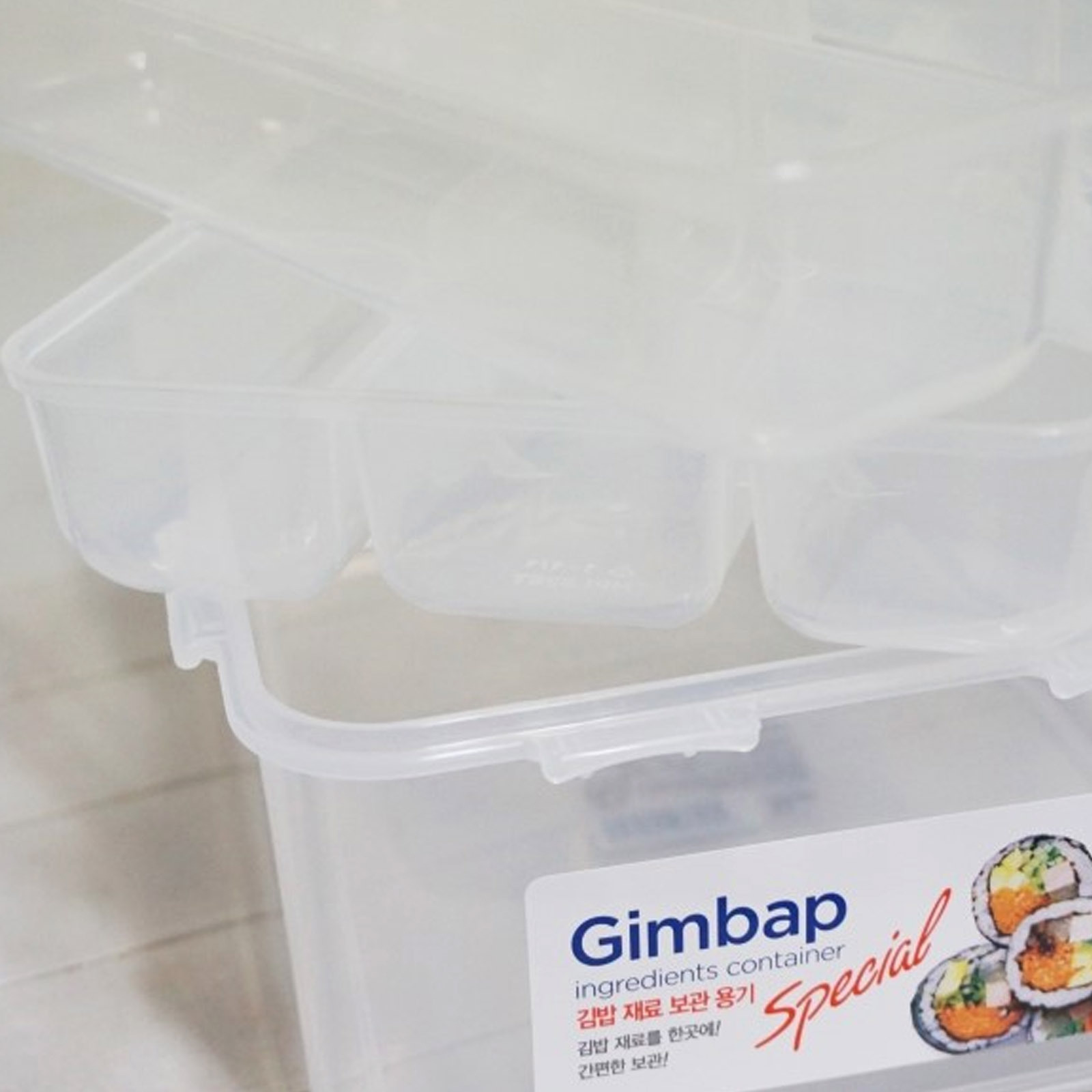 Lock and Lock Food Kimbab Ingredients Container Sausage Roll Sandwiches Bento