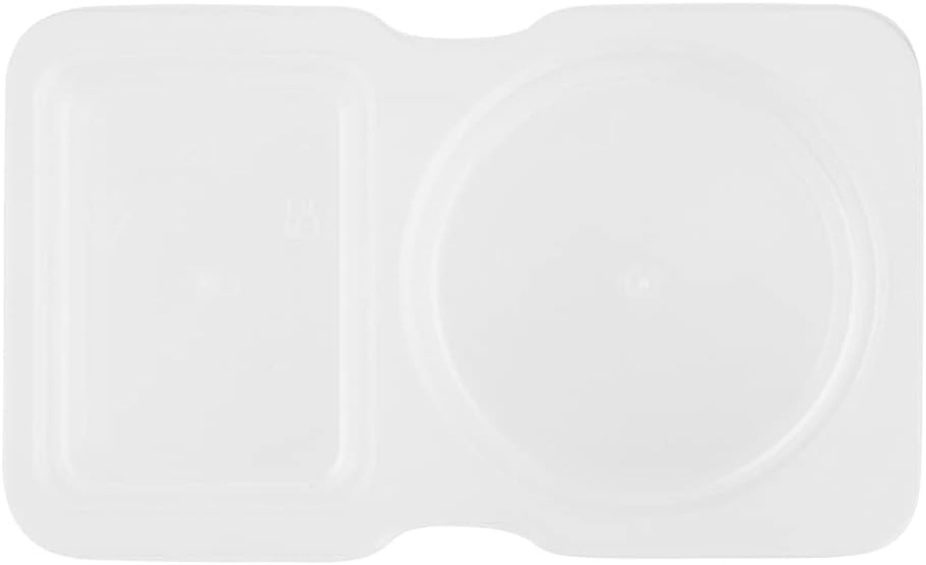 Futura 5 Ounce Snack Containers, 100 Microwavable Sauce Containers – 2 Compartme