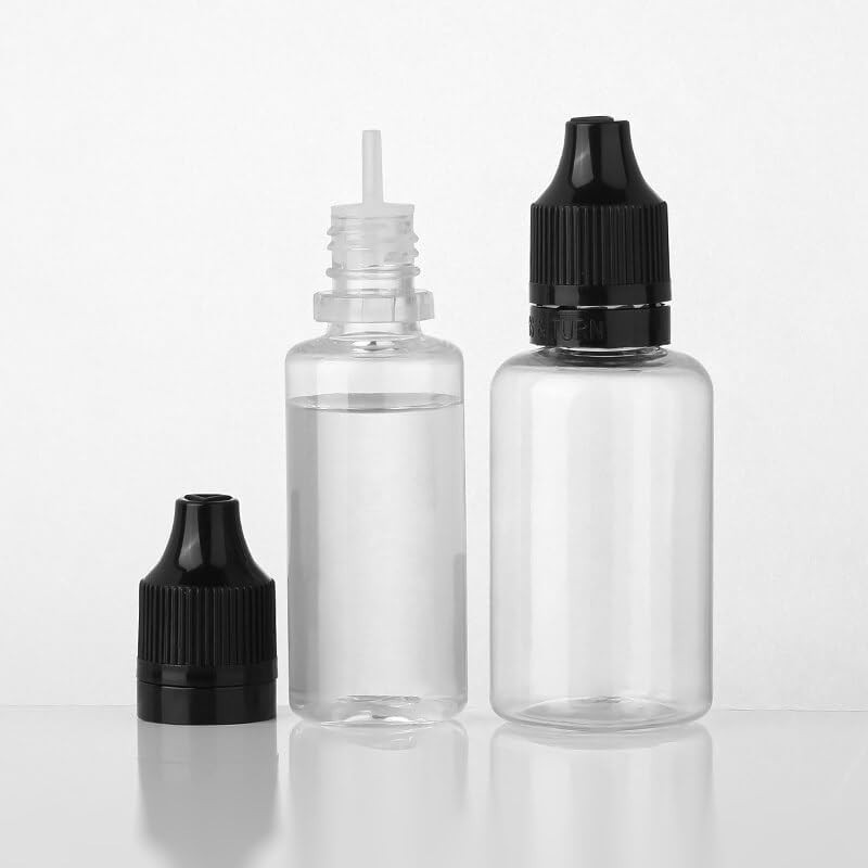Condiment Squeeze Bottles 8 OZ Empty with Twist Top Cap Leak Proof 4 PACK