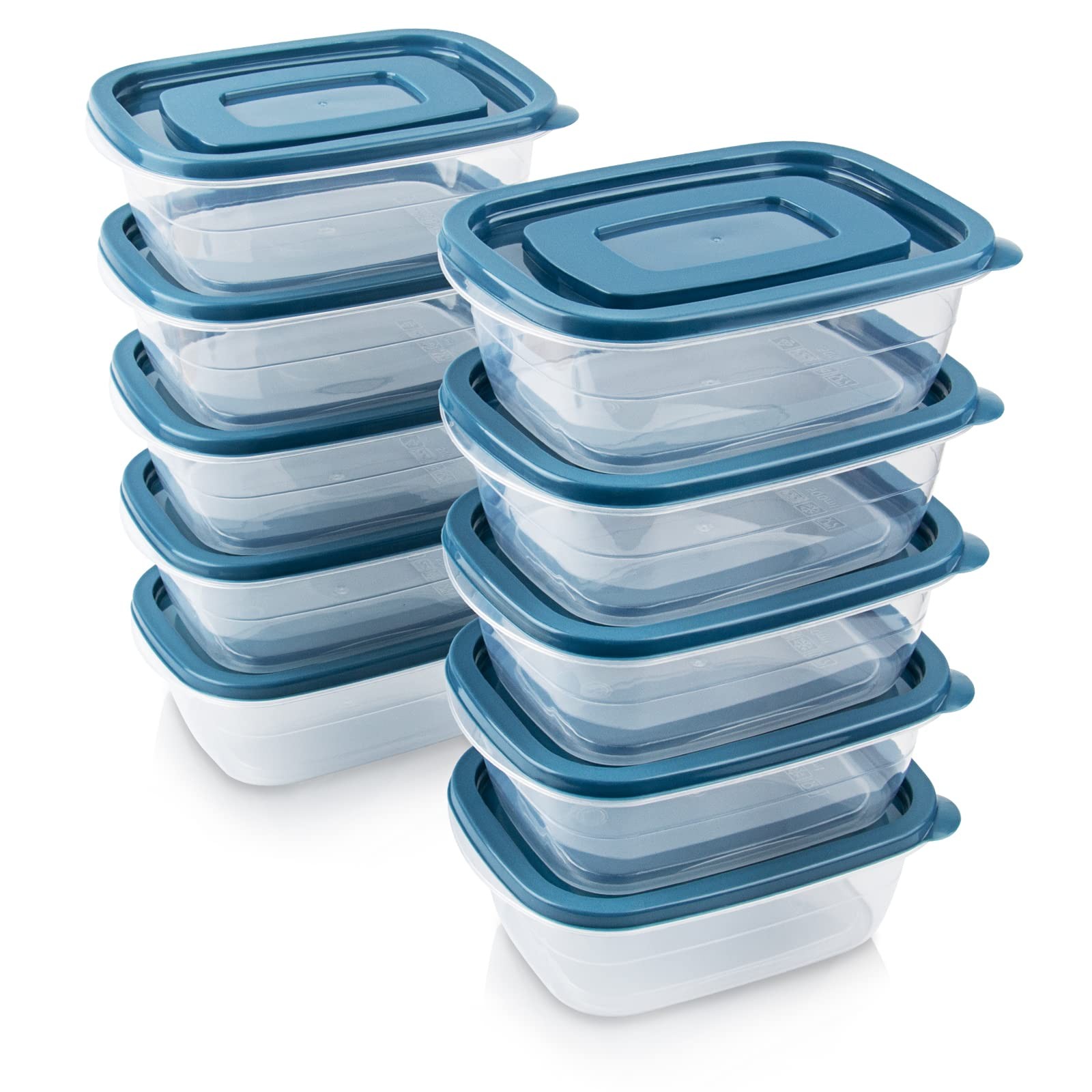 10PCS Food Storage Containers,Freezer Microwave safe,Food Container Sets,BPA …
