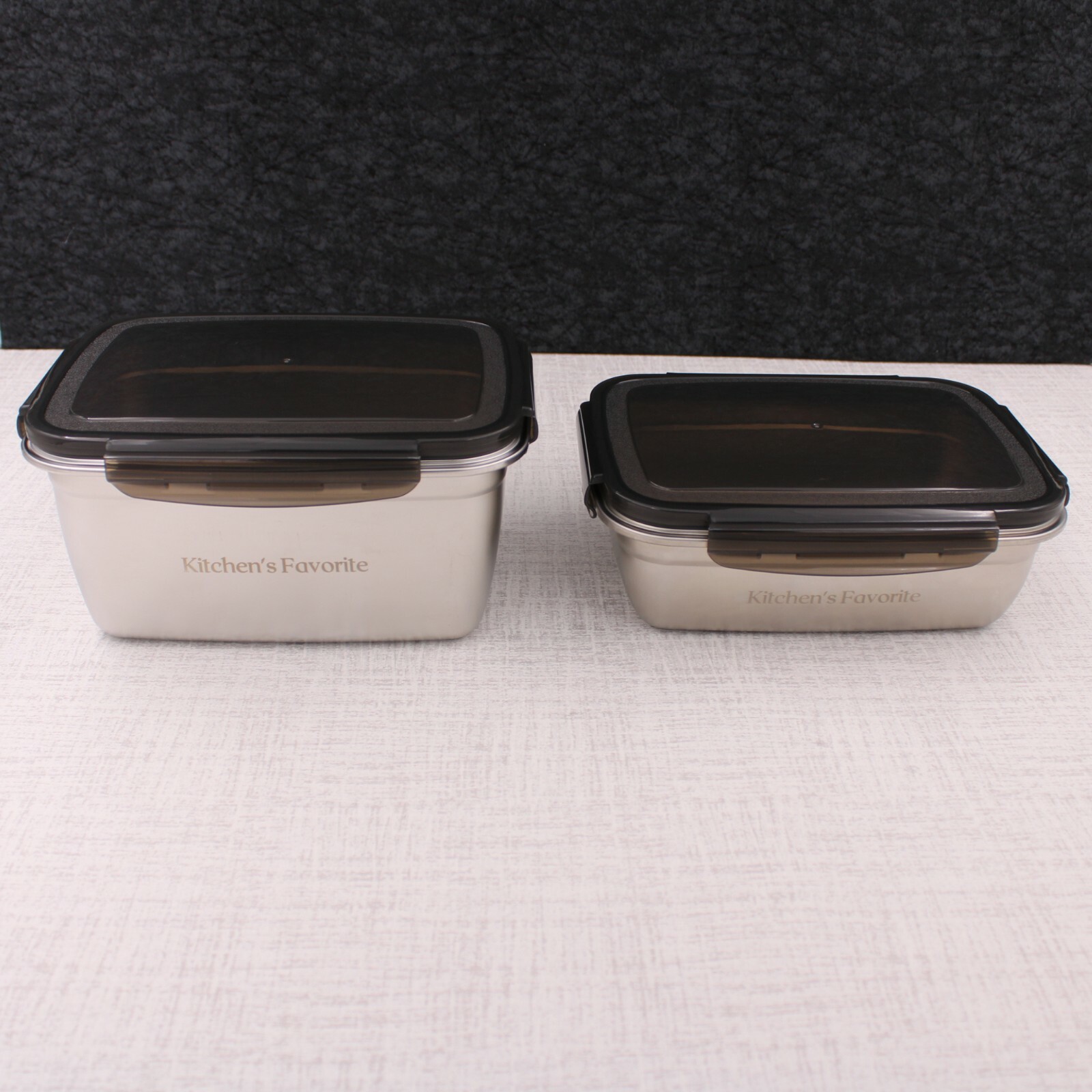 Kitchen’s Favorite Large Size Food Container Bundle Airtight Stainless-Steel