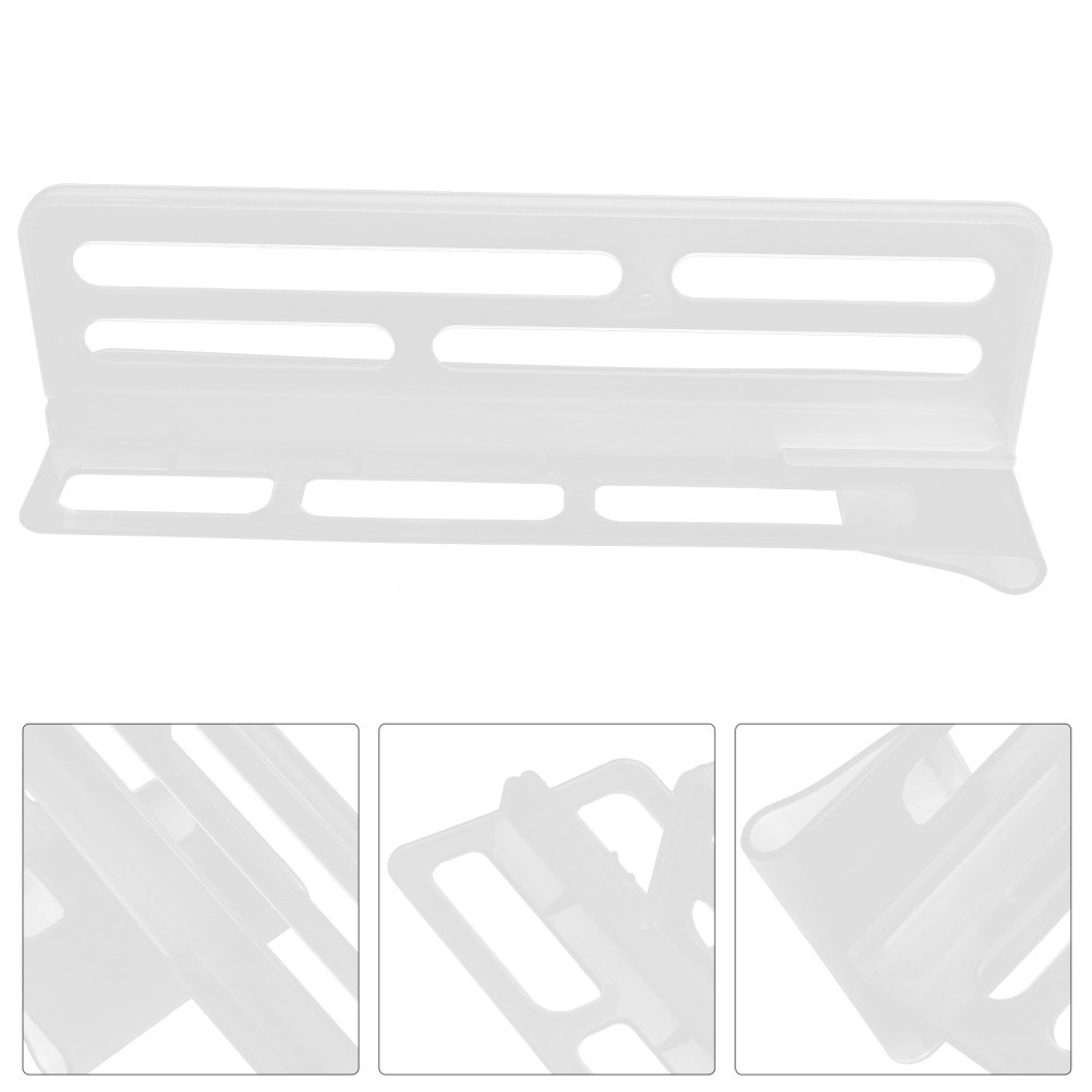 Convenient Fridge Divider Transparent PP Material Refrigerator Drawer Organizer
