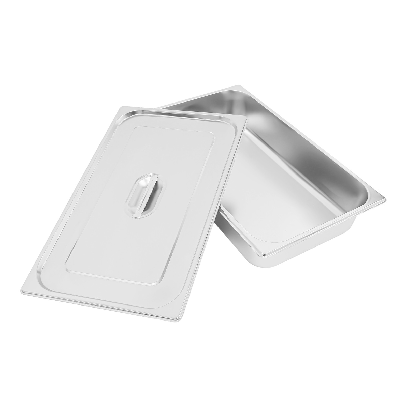 Food Pan with Lid Steam Table Pan Stainless Steel Steam Table Pan