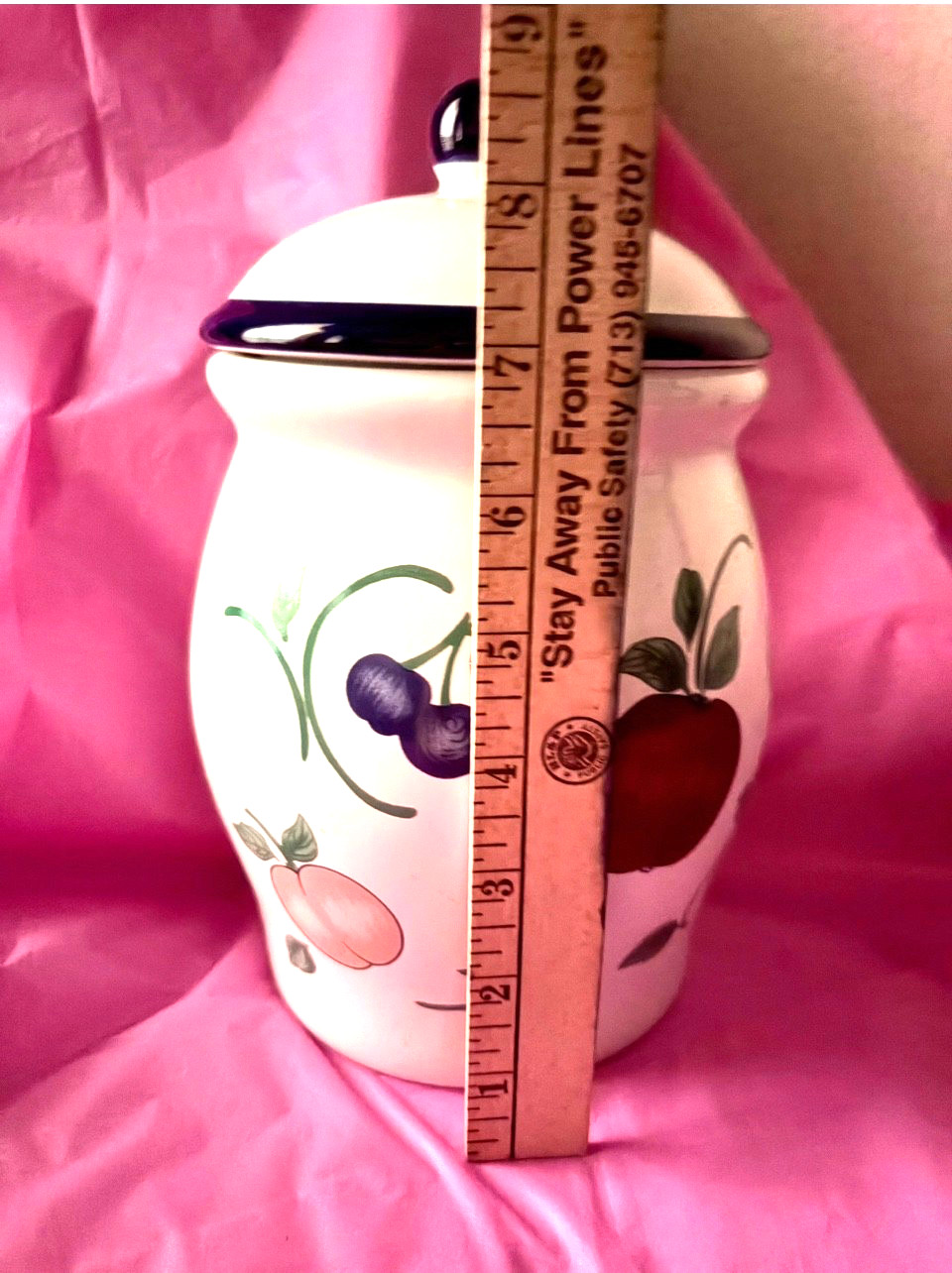 Princess House Orchard Medley Canister