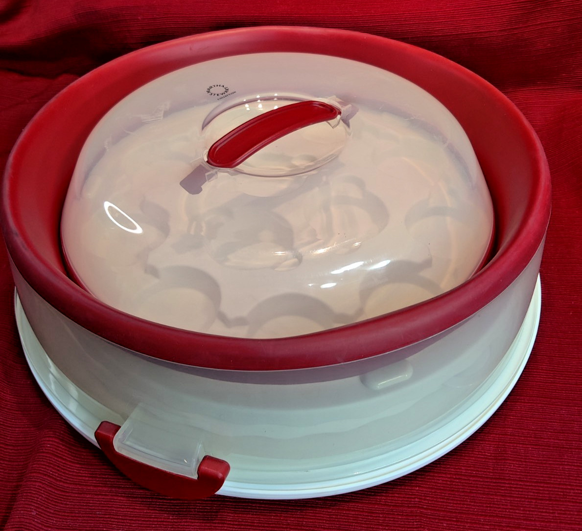 2013 Martha Stewart Collection 24 Cupcake Carrier Collapsible 2 Inserts