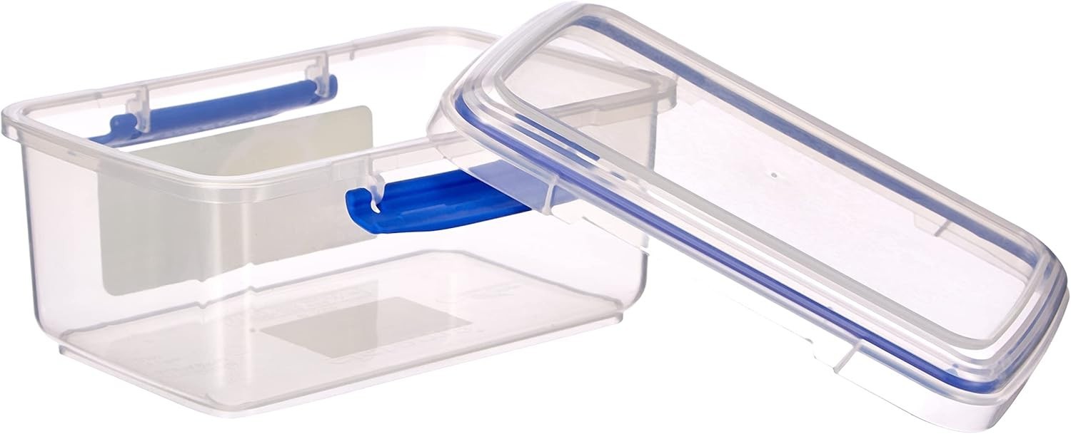 Clear Rectangular Food Storage Container, 33.8 oz – Safe for Freezer & Microwave