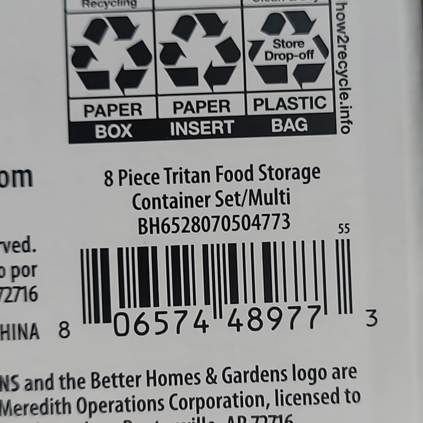 Better Homes & Gardens Tritan 8-Piece Airtight Leak-Proof Storage Container Set