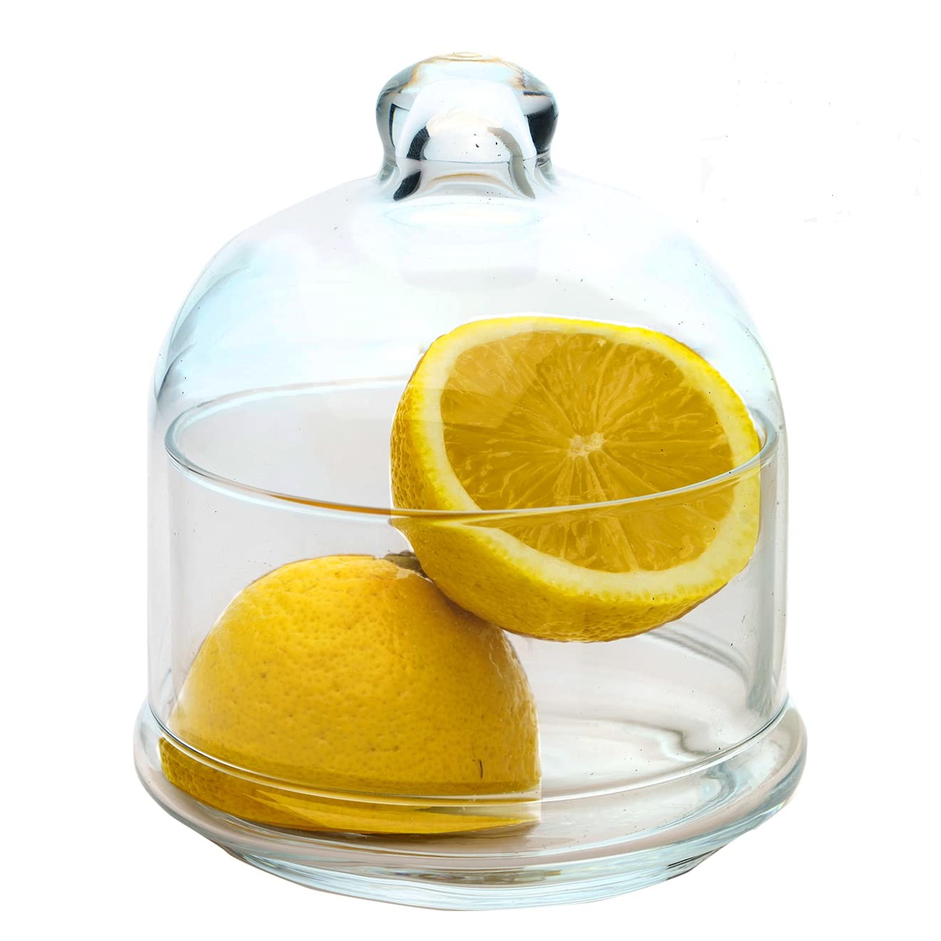 The Buybox Multipurpose Glass Container Avocado Onion Tomato And Lemon Keeper Sa