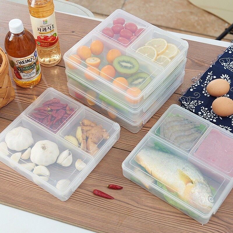Kitchen Storage Boxes Fridge Food Preservation Seal Container Leftover Case Home