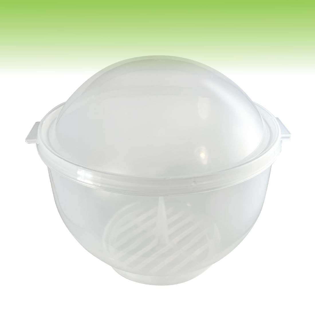 Trenton Gifts Lettuce And Vegatable Storage 7 inches by 8 inches, Clear
