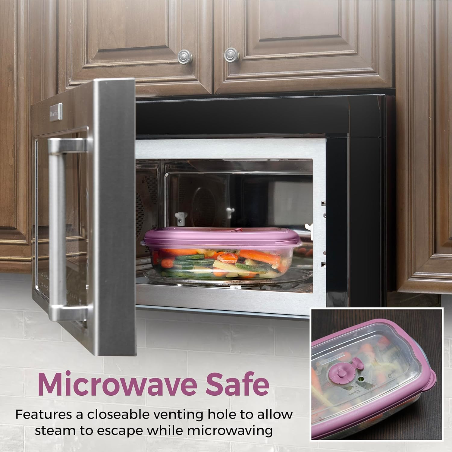 Freezer to Microwave 8-Piece Leak-Proof Meal Prep Containers Reusable, 33 Oz