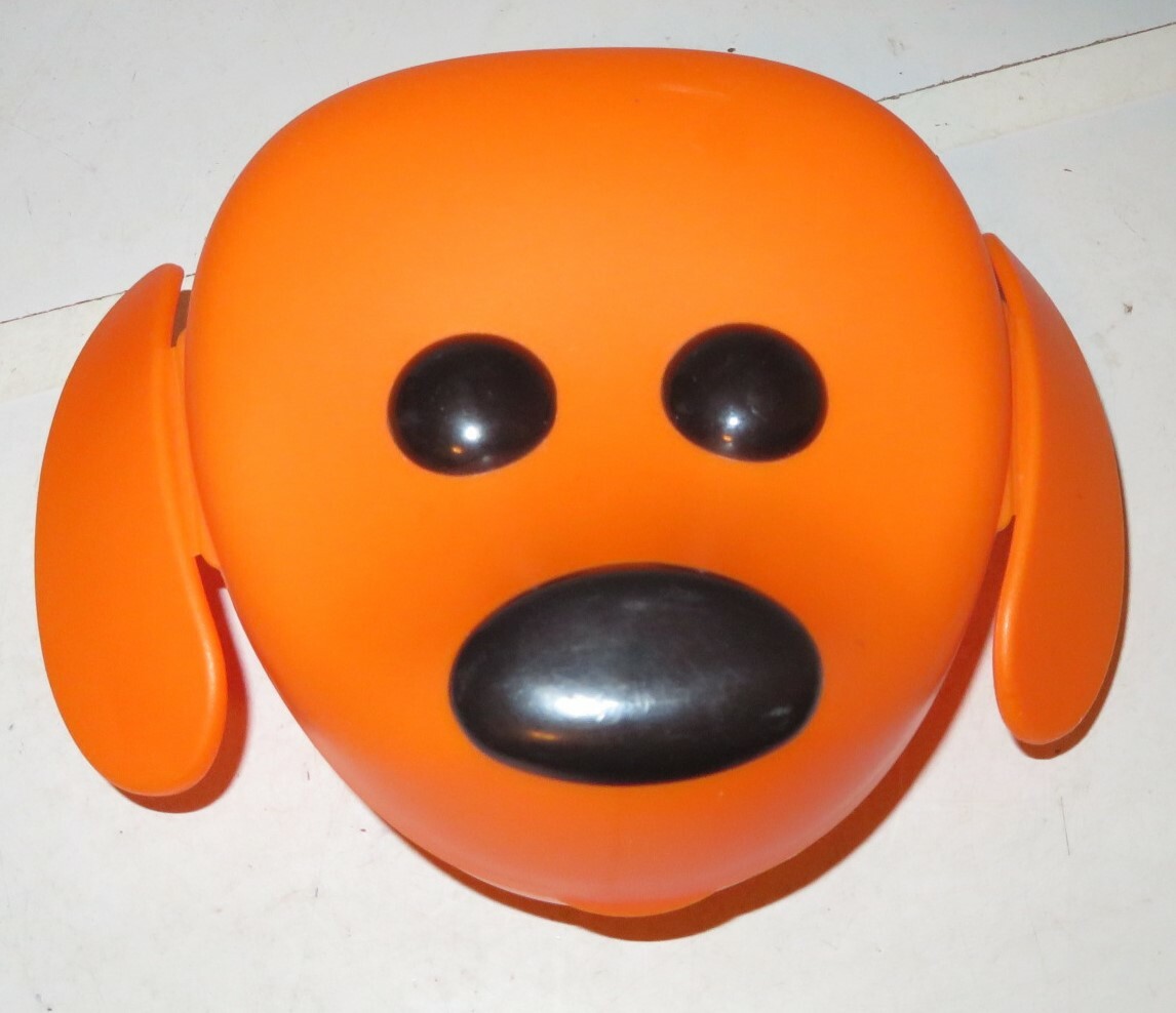 SMASKA Kids Lunch Box Puppy Dog Orange Storage Container Snack Camping Used IKEA