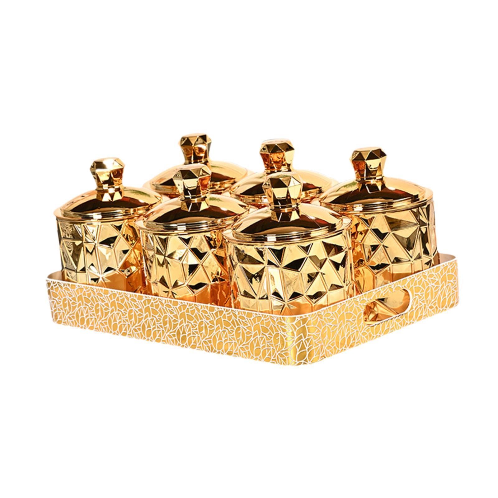 Dried Fruit Plate Food Storage Jars with Lids Nordic Multipurpose Divided