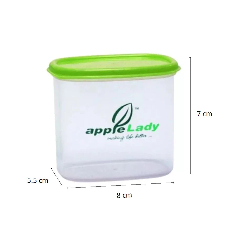 APPLE LADY CONTAINER 3846 OVAL SHAPE CONDIMENT CANISTER-SET OF 4 PCS X 3 (12PCS)