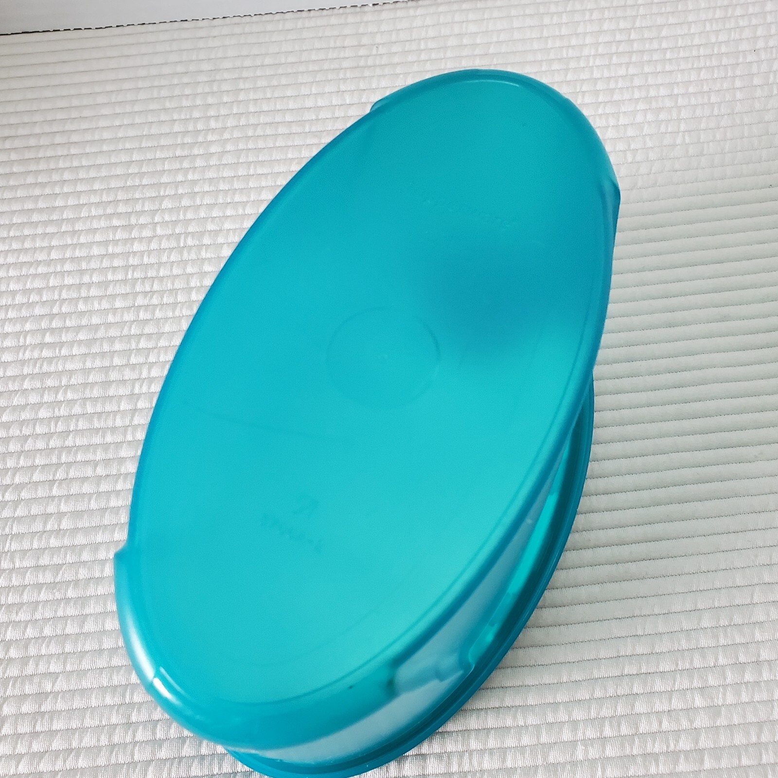 Tupperware Modular Mates Pouring Insert Container Lid Blue 7.5×4.5 1.2L 3766A-2