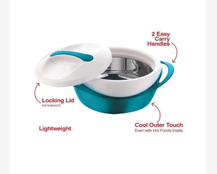 Pinnacle Panache Metallic Thermo Container Teal 3500ml