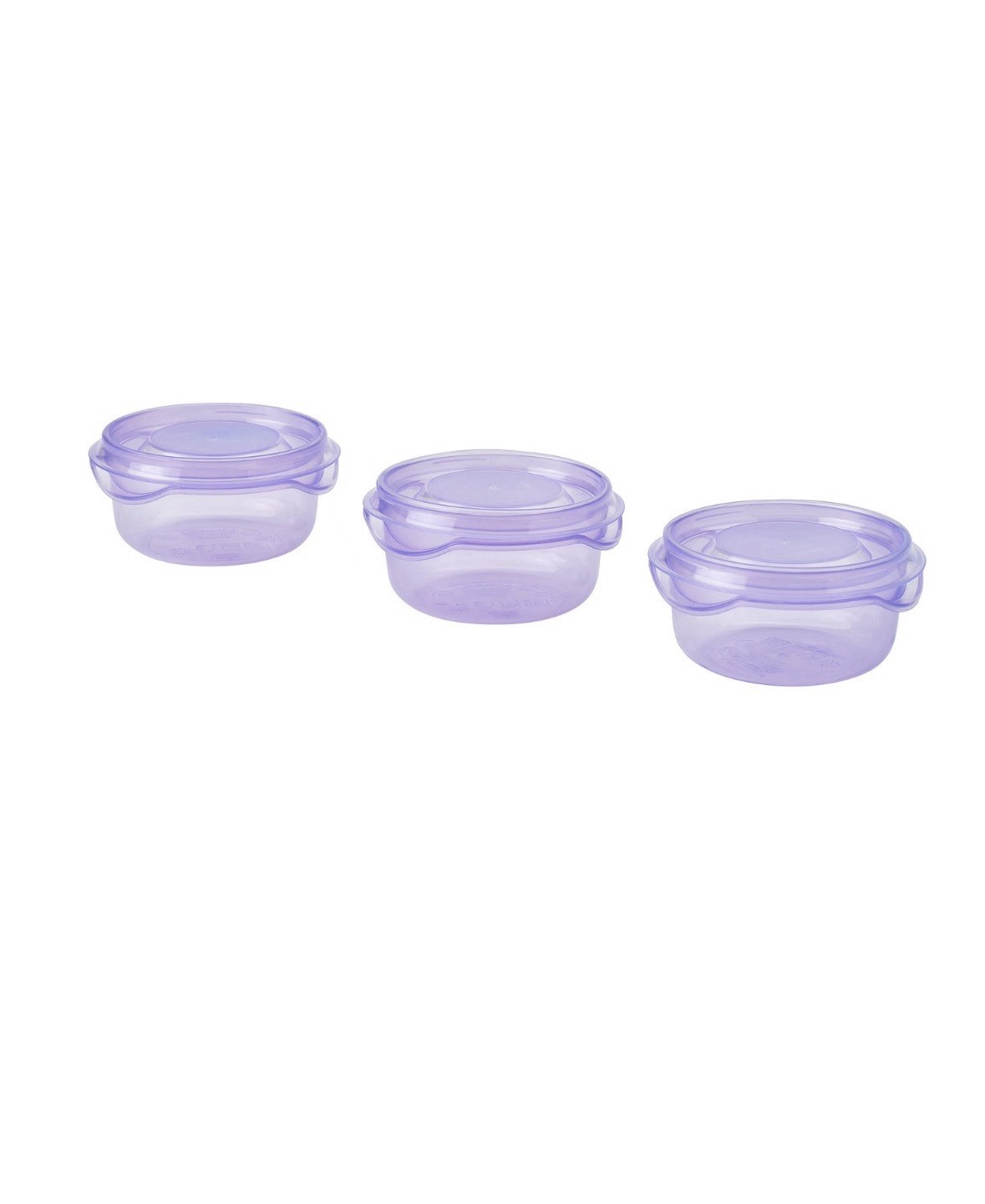 IKEA PRUTA Food container w/lids, lilac, 70 ml, 2.3 oz, Kitchen Items, 3 Pieces