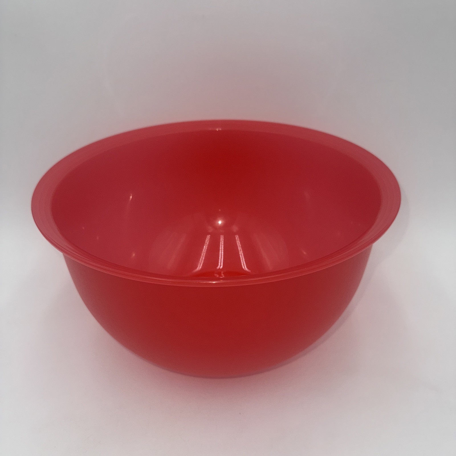 Tupperware Impressions Bowl 7.5L / 32 Cup X Large Mixing & Salad Red NOS