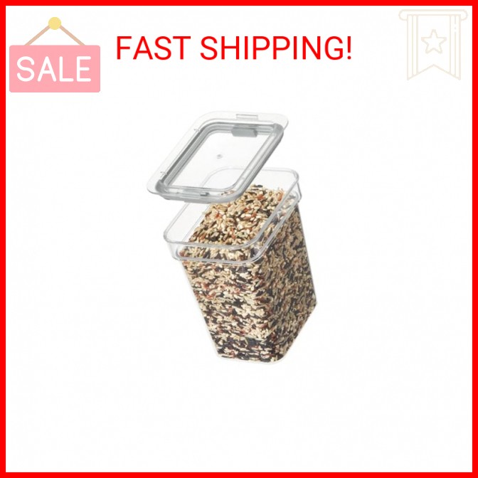 iDesign Small Tall Dry Goods Storage Bin, The Fresh Collection – 3.93″ L x 5.3”