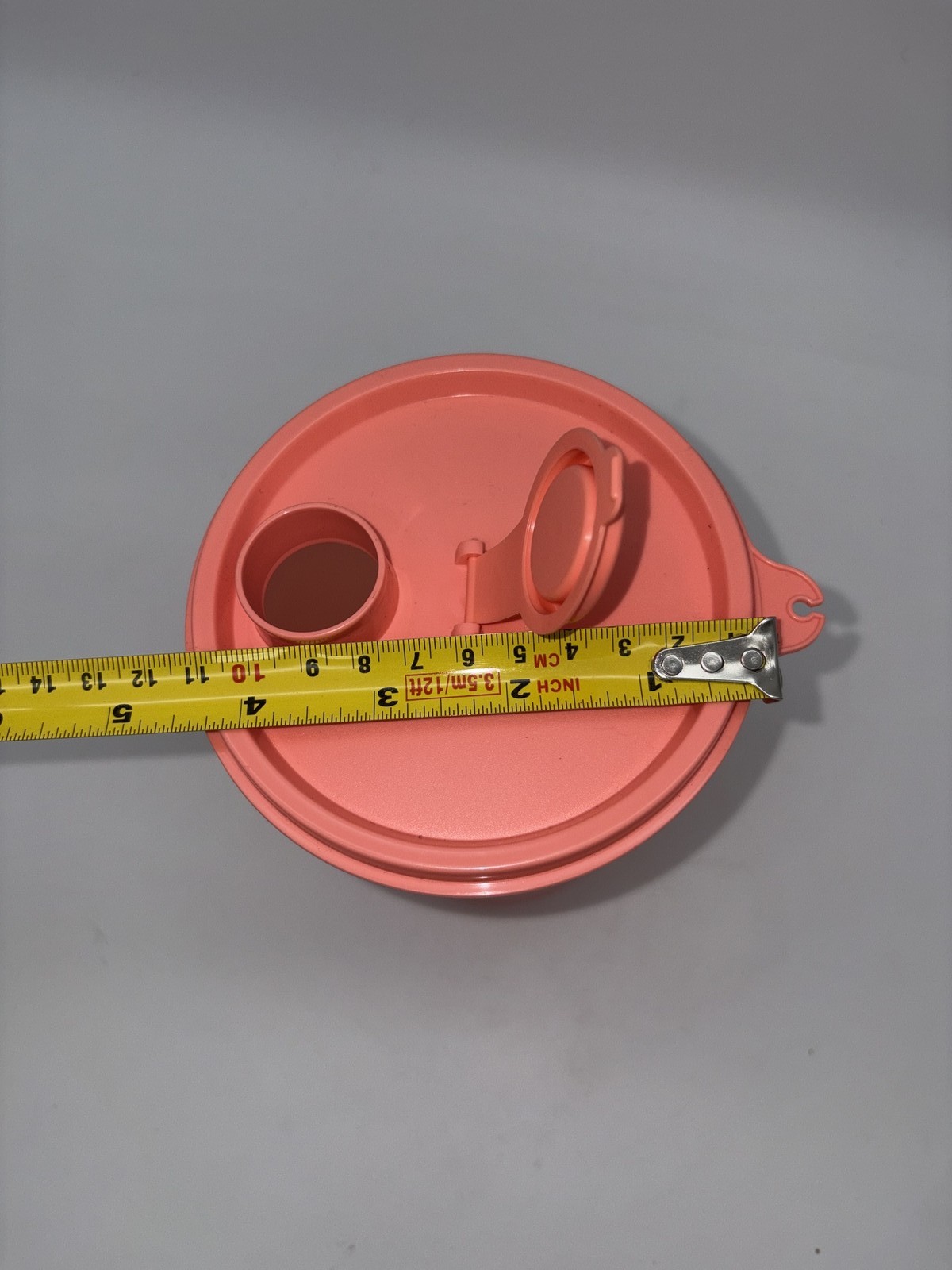 Tupperware Pitcher Translucent Orange Flip Top Lid Pour Spout New