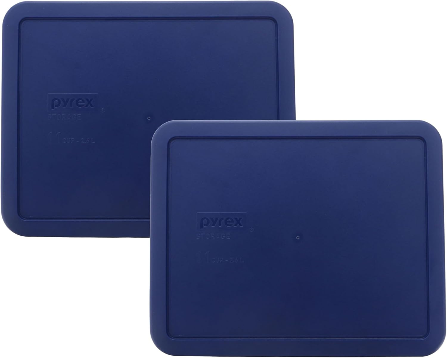 Pyrex 7212-PC 11 Cup Blue Food Storage Replacement Lid (2-Pack) – Made in USA
