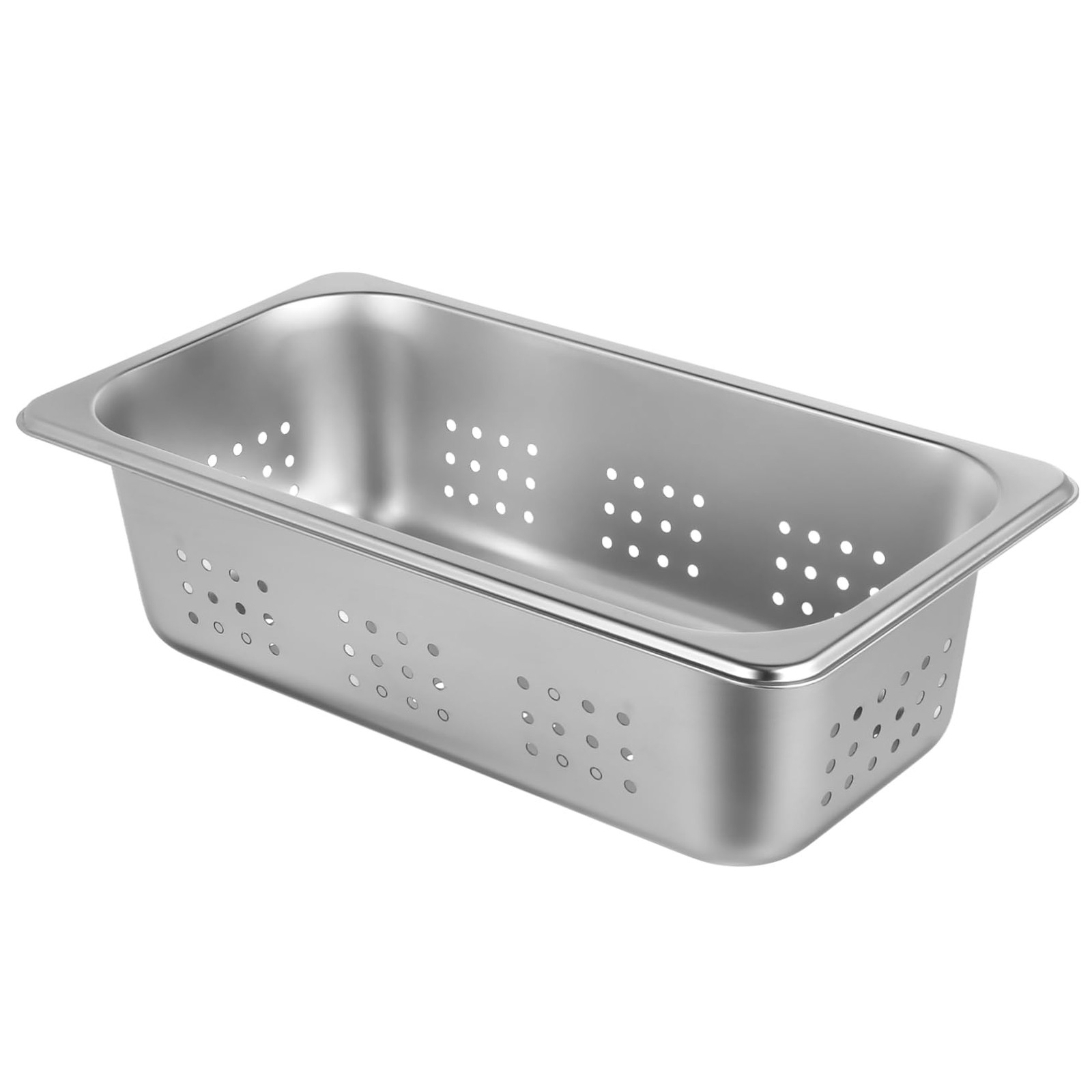 Commercial Steam Pans Set Perforated Deep Pan Stainless Steel Serving Tray Fo…