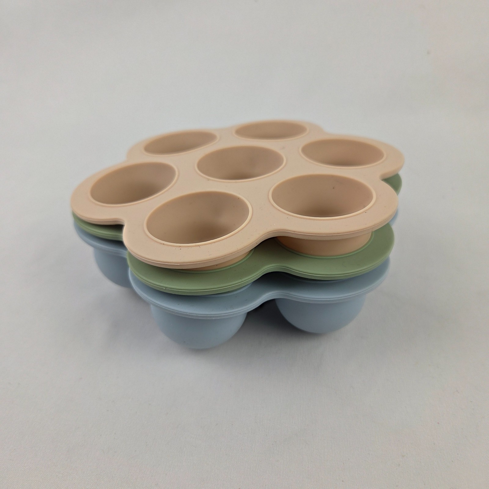 3 Pack Baby Food Freezer Tray, Silicone Baby Food Storage w/o Lids