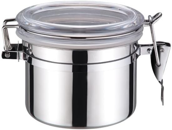 Versatile Food Storage Stainless Steel Jar with Rubber Seal – Keeps Items Fresh