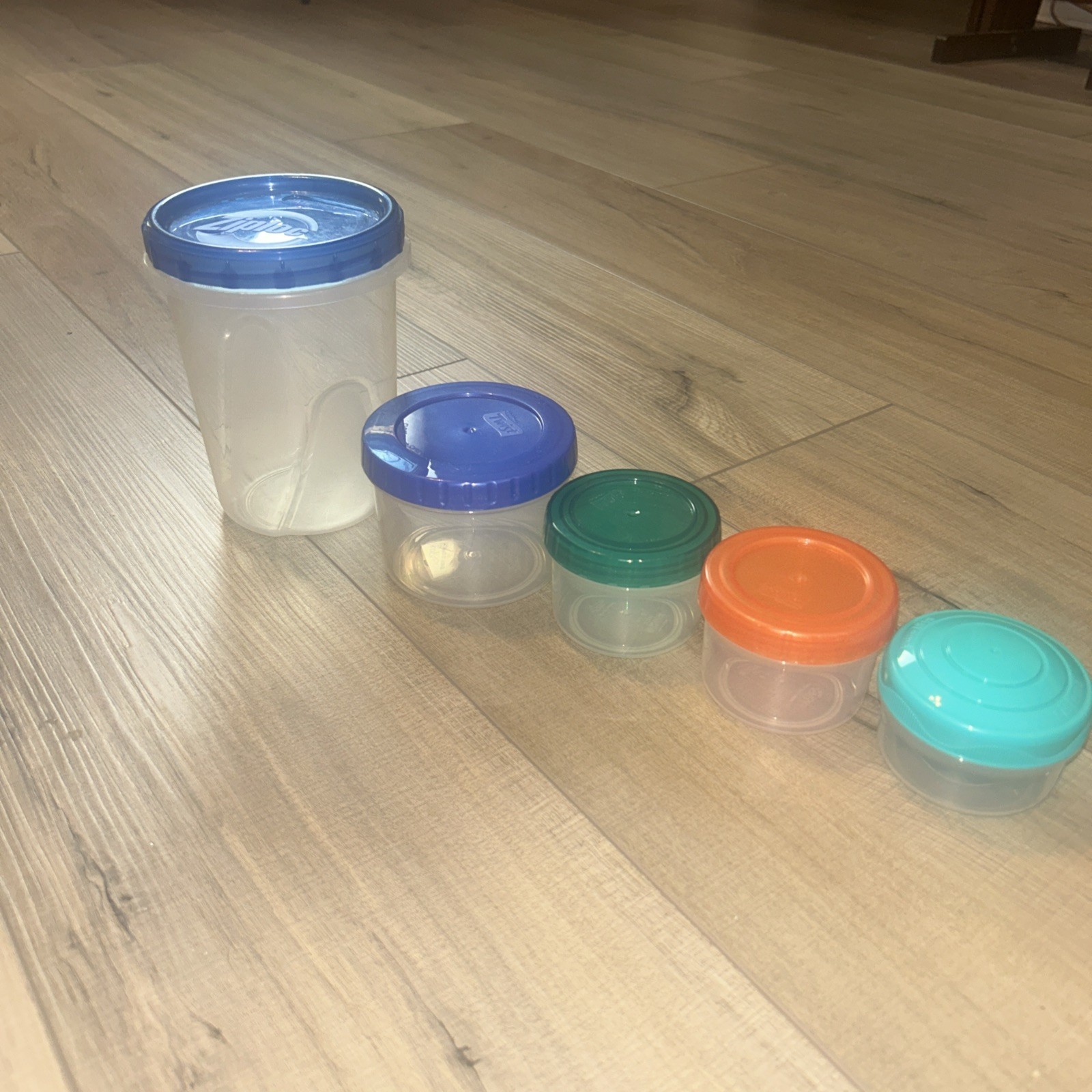 Lock & Lock Twist Lid 5 Pieces Storage Set Nesting Containers Various Brands