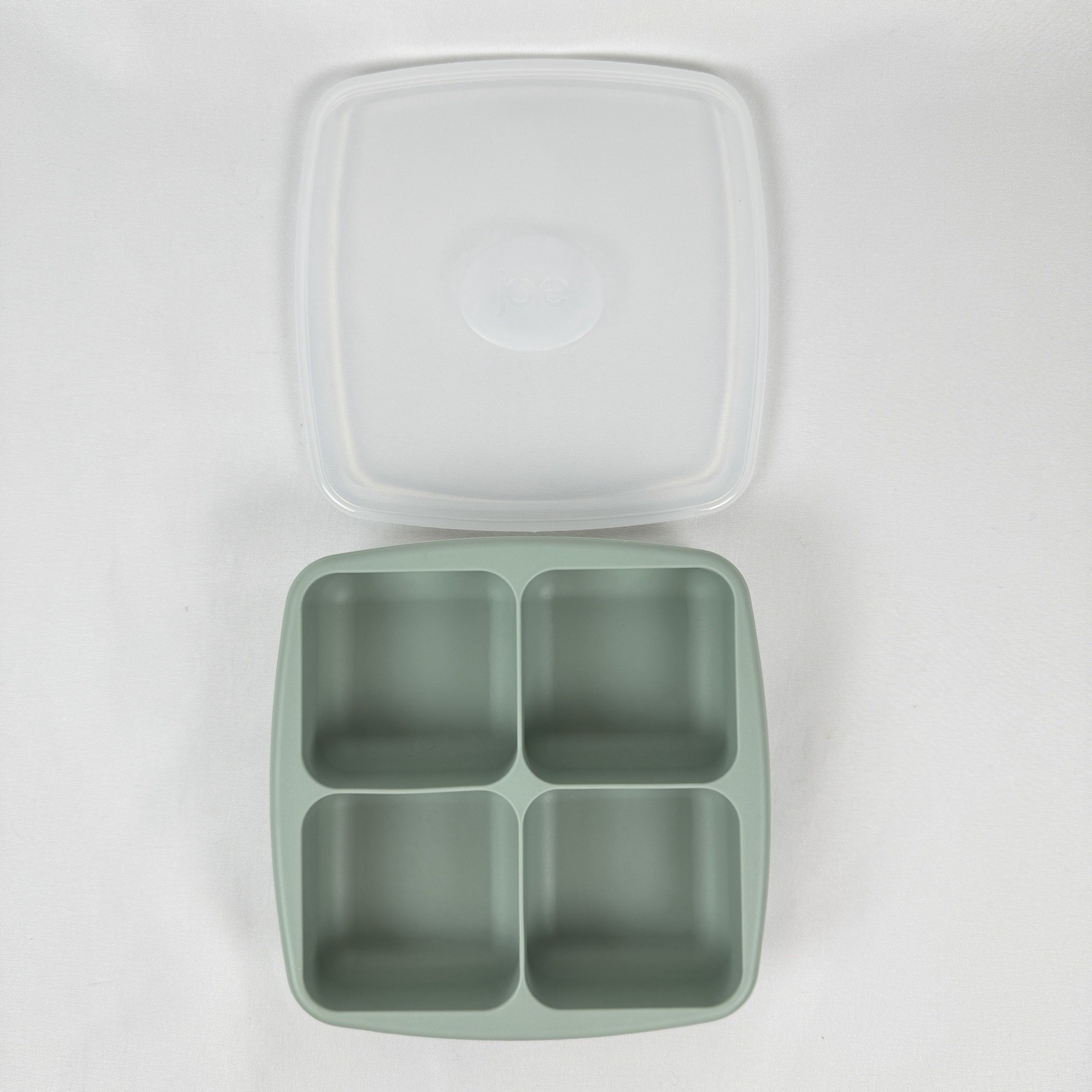 Set of 2 Joie Silicone Portion Tray 1/2 C + 1 oz Meal Prep Food Container