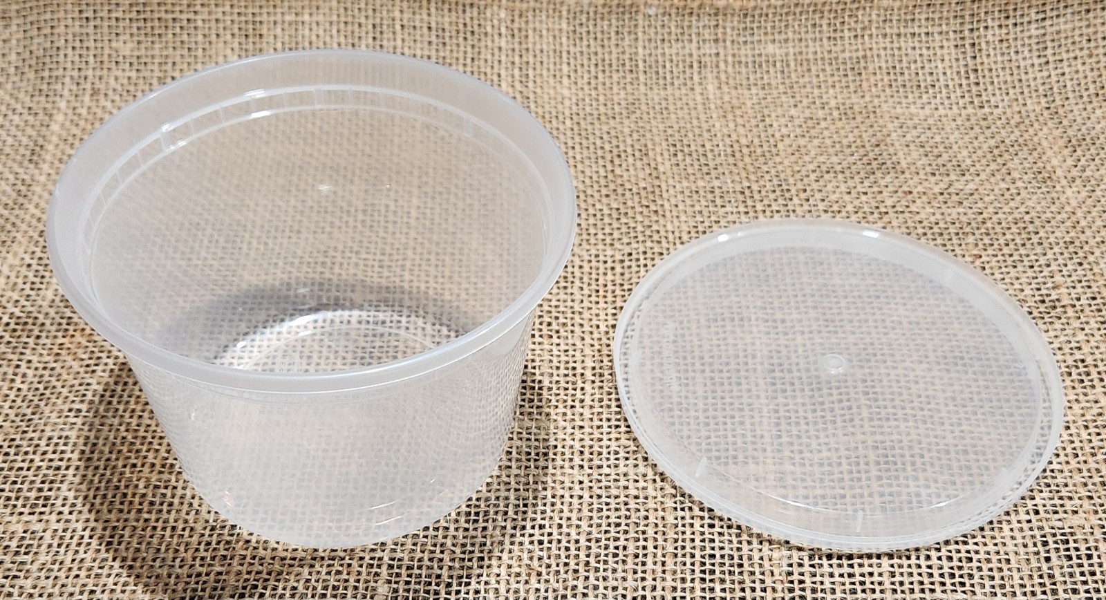 240 16 OZ HEAVY DUTY Round Deli / Soup Containers w/Lids MICROWAVABLE