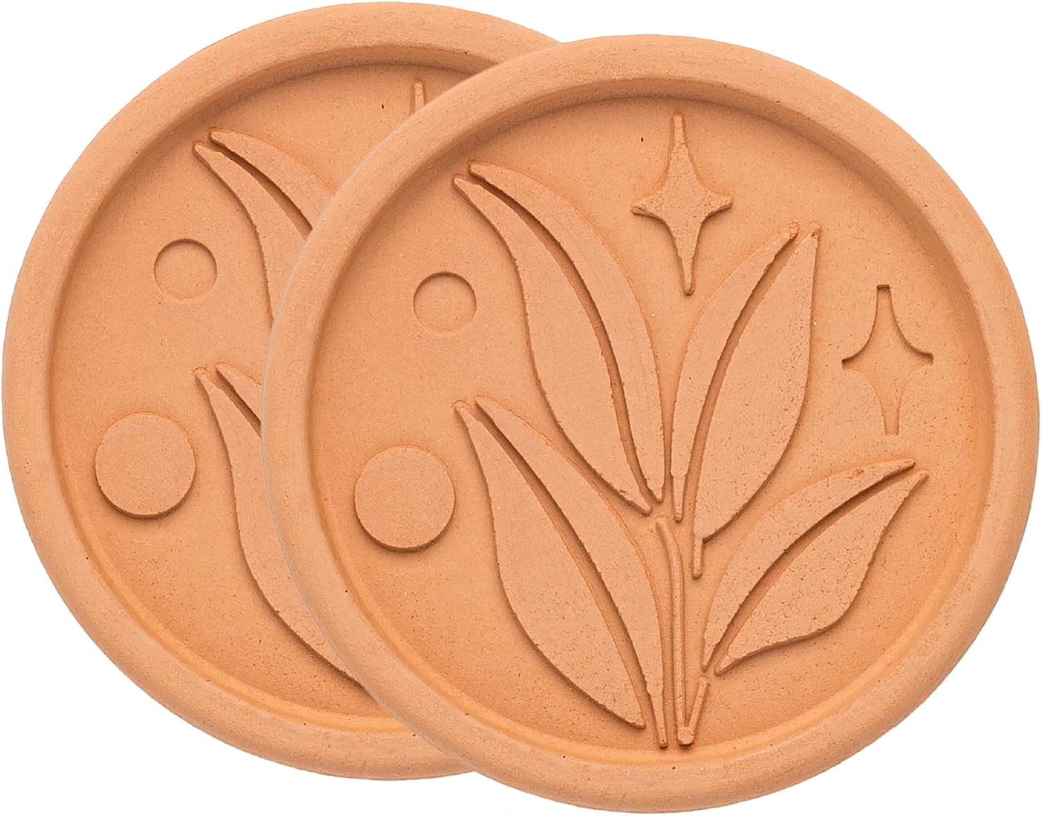 Brown Sugar Saver & Softener Disc W/ Elegant Leaf Design Multiple Uses Food