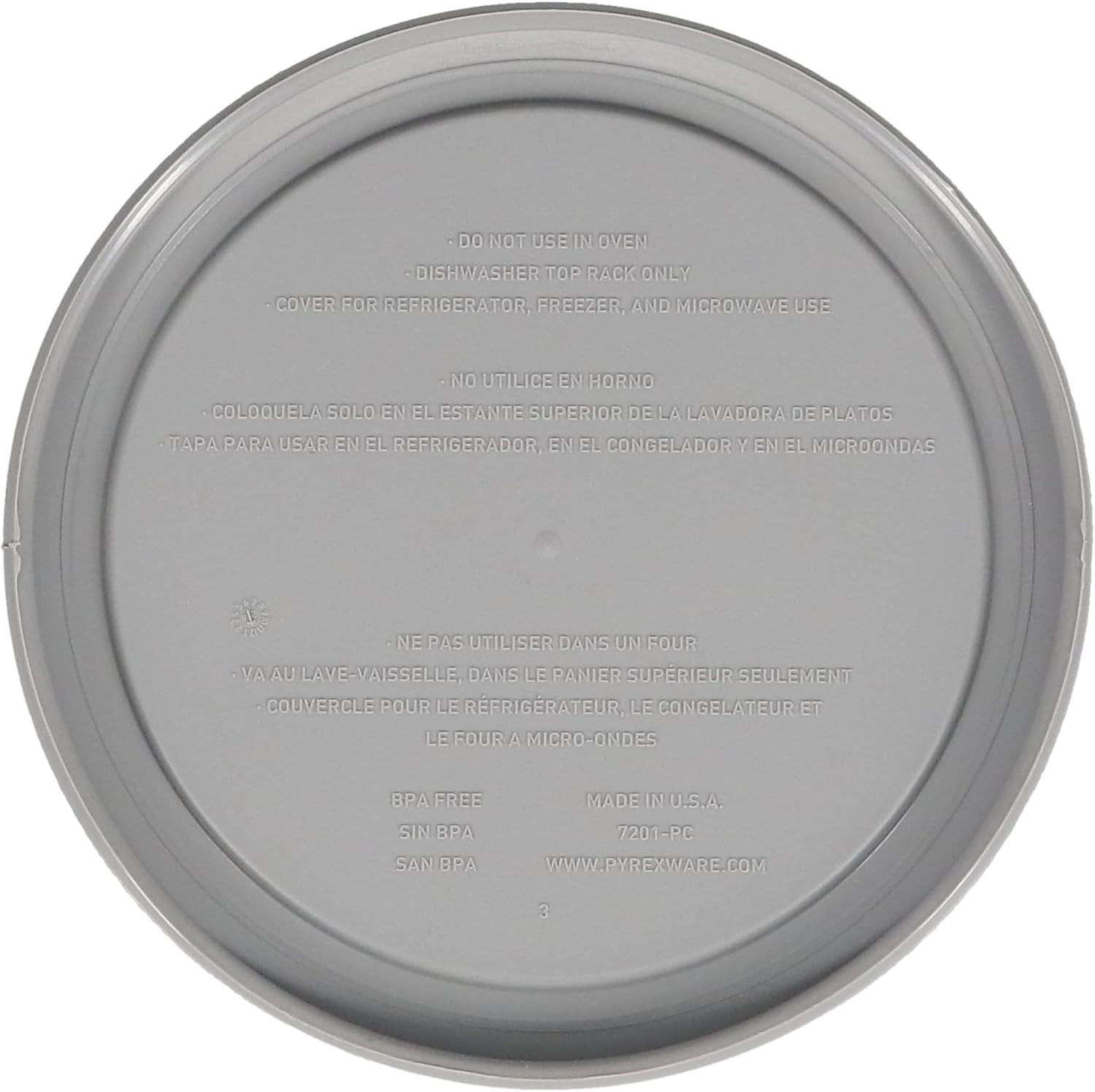 7201-PC 4 Cup Jet Gray Food Storage Replacement Lid 2-Pack –