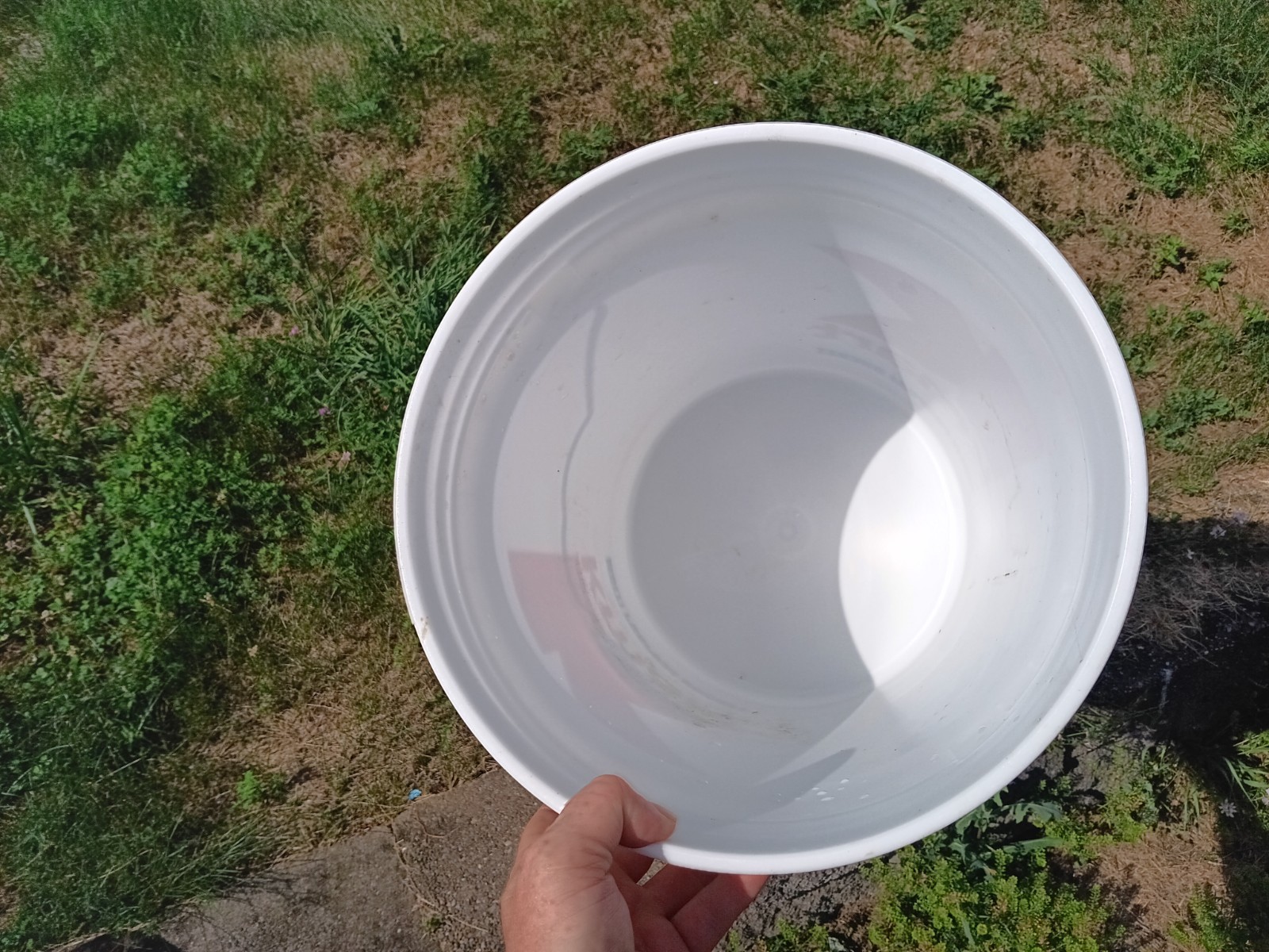 RARE K MART 5 Gallon Bucket Vintage Multi Purpose Department Store Blue Light