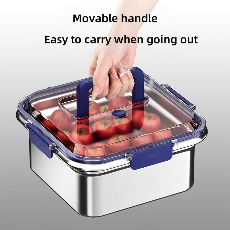 Yakimoto Airtight Stainless Steel Containers – For Neat Pantry & Fridge Storage