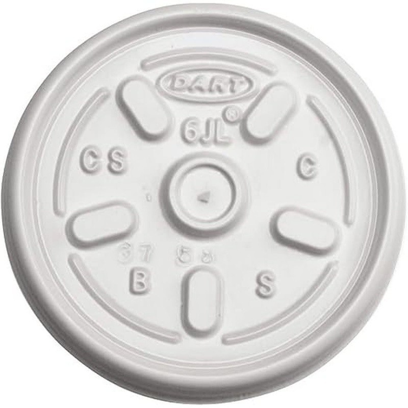 1000 Vented White Foam Container Lids Secure Food Storage Delivery Meal Prep New