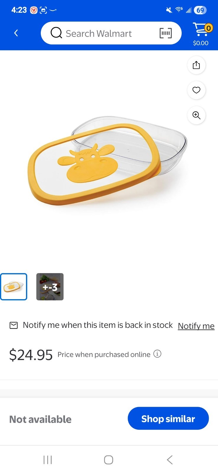 Snips 1.5 Liter Sliced Cheese Keeper / Saver Food Storage Container