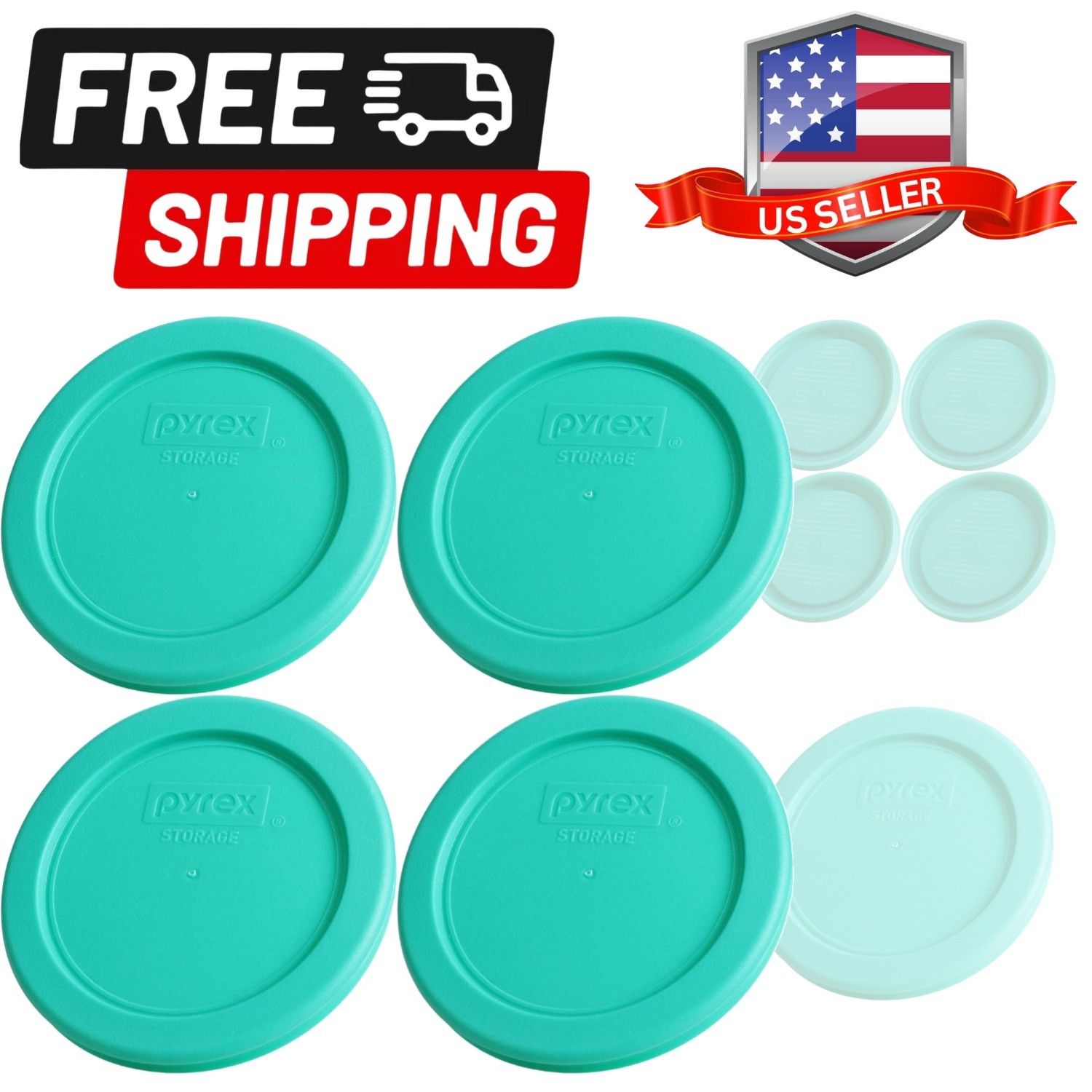 7202-PC 1-Cup Green Food Storage Replacement Lid 4-Pack –